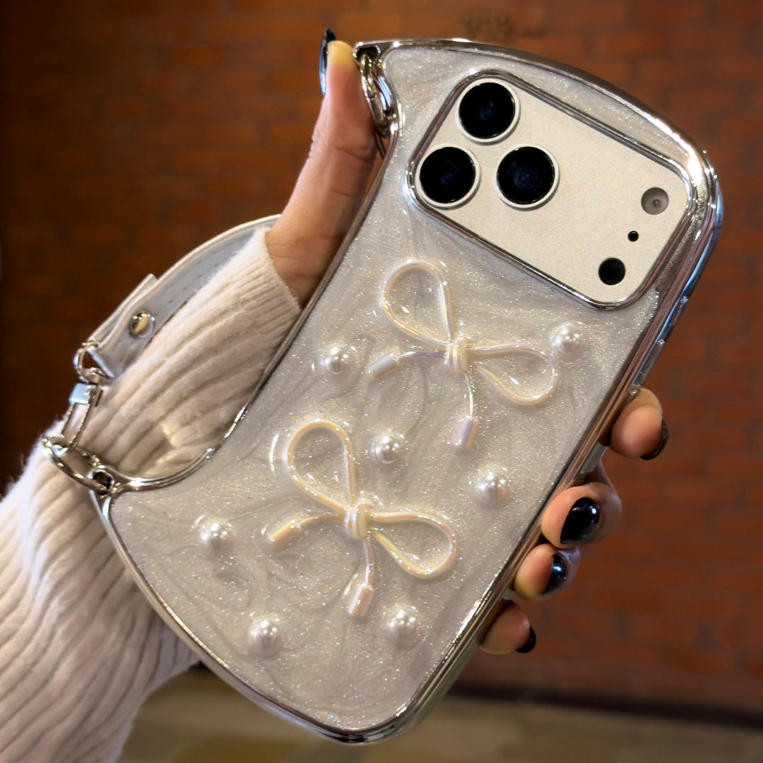 Pearl Bow Mini Bag Phone Case