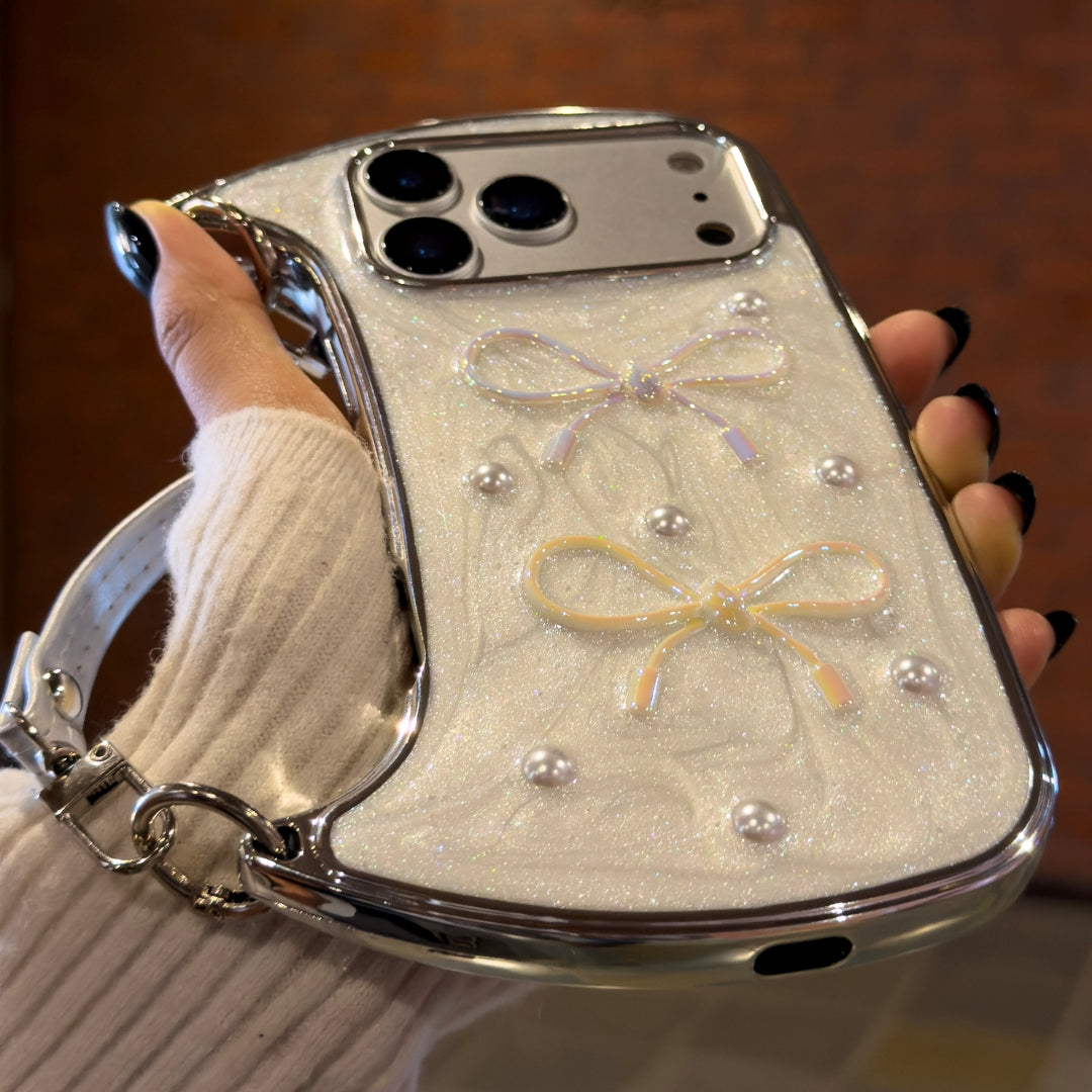 Pearl Bow Mini Bag Phone Case