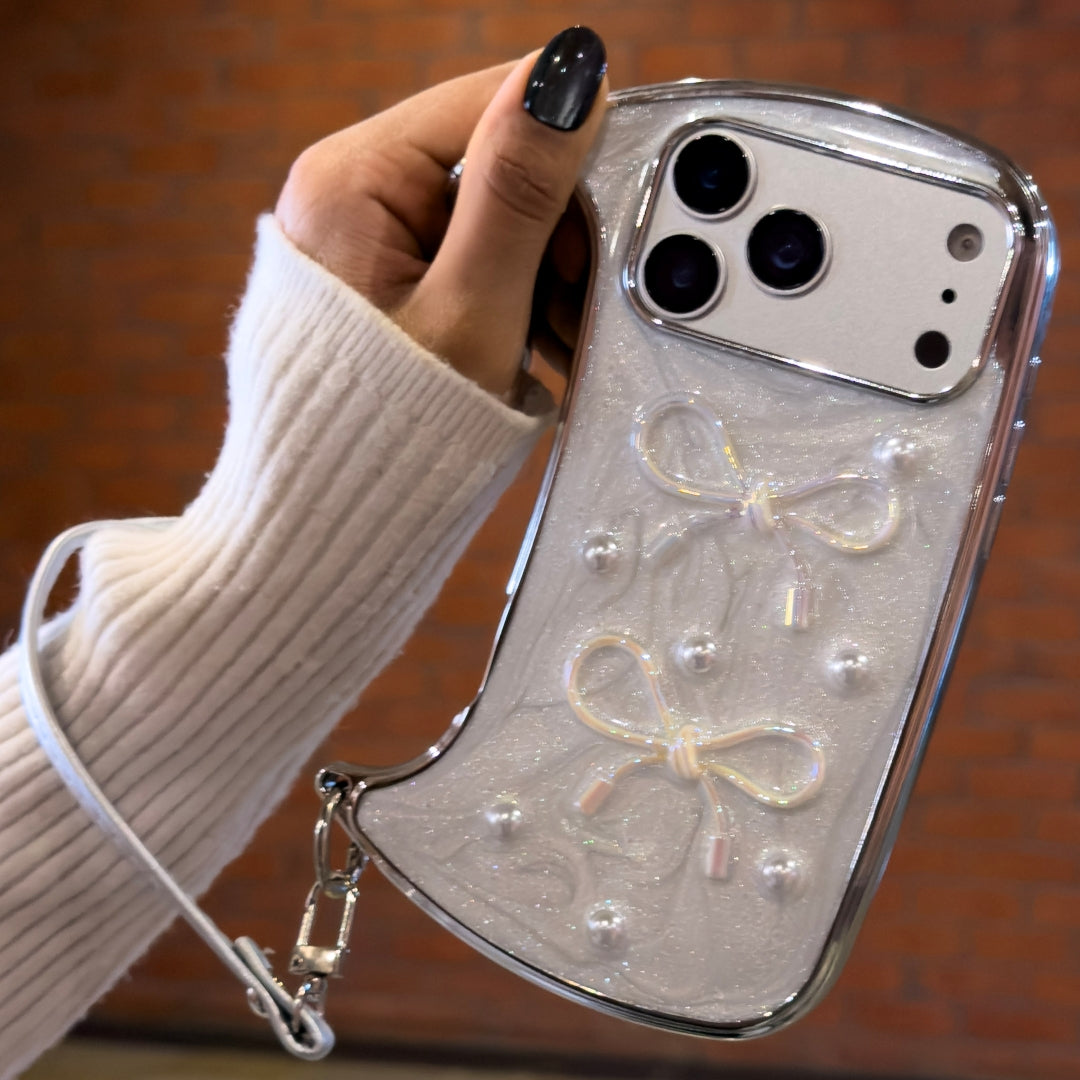 Pearl Bow Mini Bag Phone Case