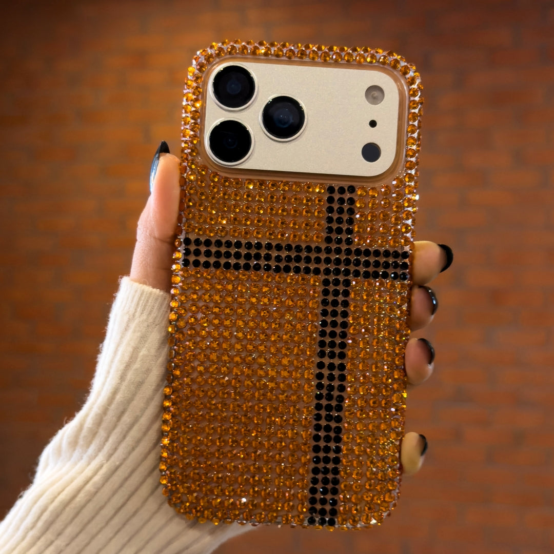 Crystal Cross Bling Luxury Case