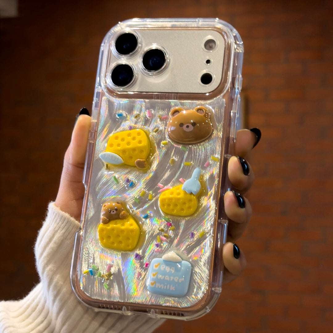 Teddy Treat Holographic Luxury Case