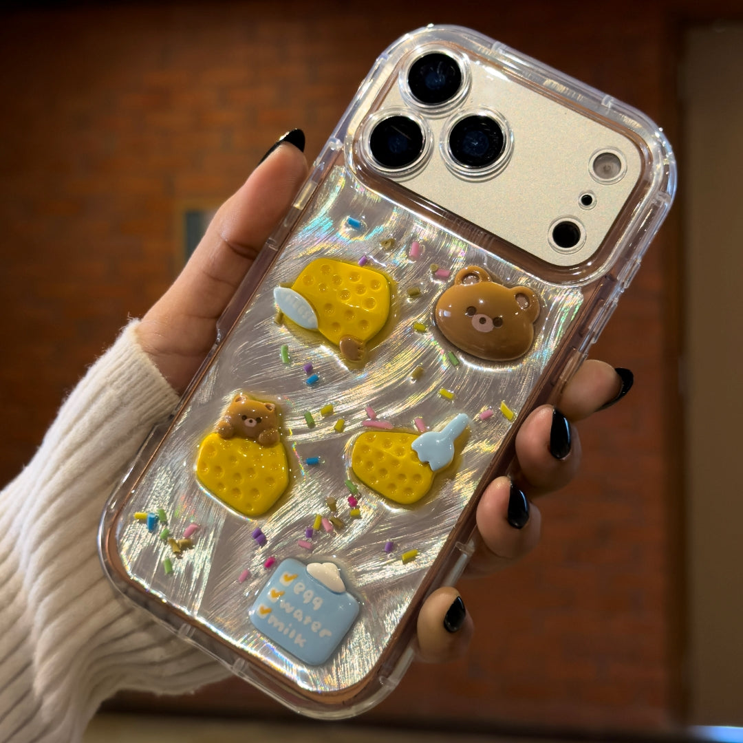 Teddy Treat Holographic Luxury Case