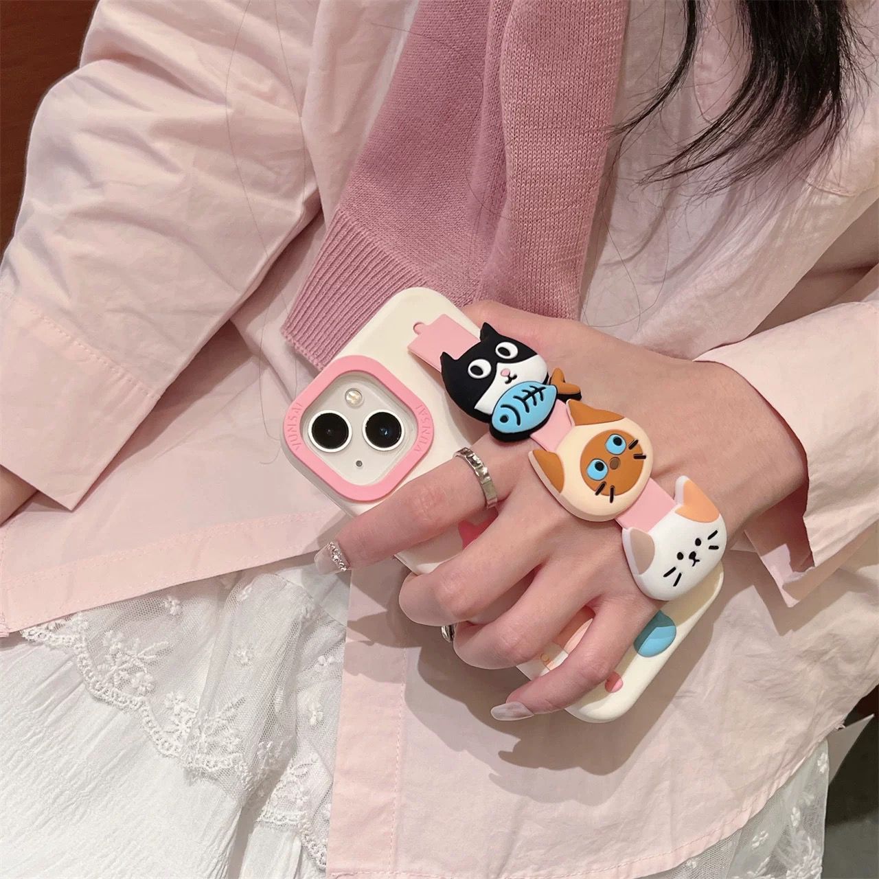 Cute Kitty Fish 3d iPhone Cover