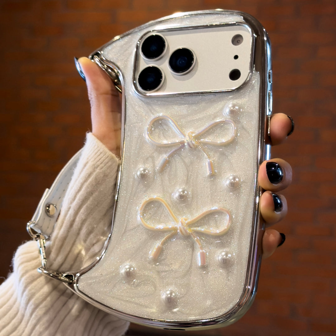 Pearl Bow Mini Bag Phone Case