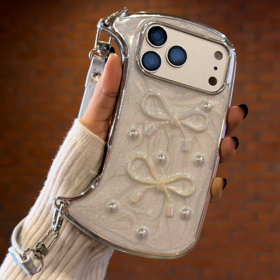 Pearl Bow Mini Bag Phone Case