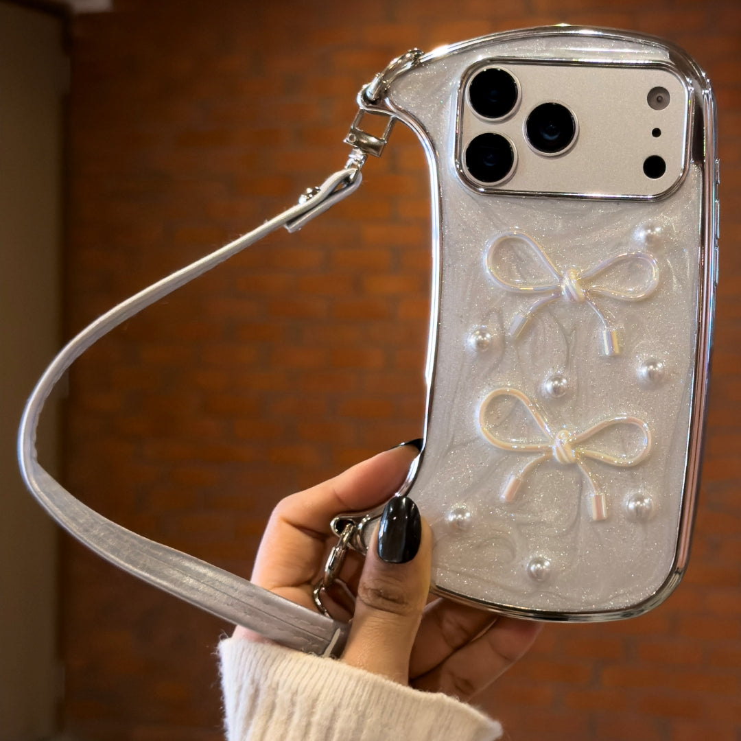 Pearl Bow Mini Bag Phone Case