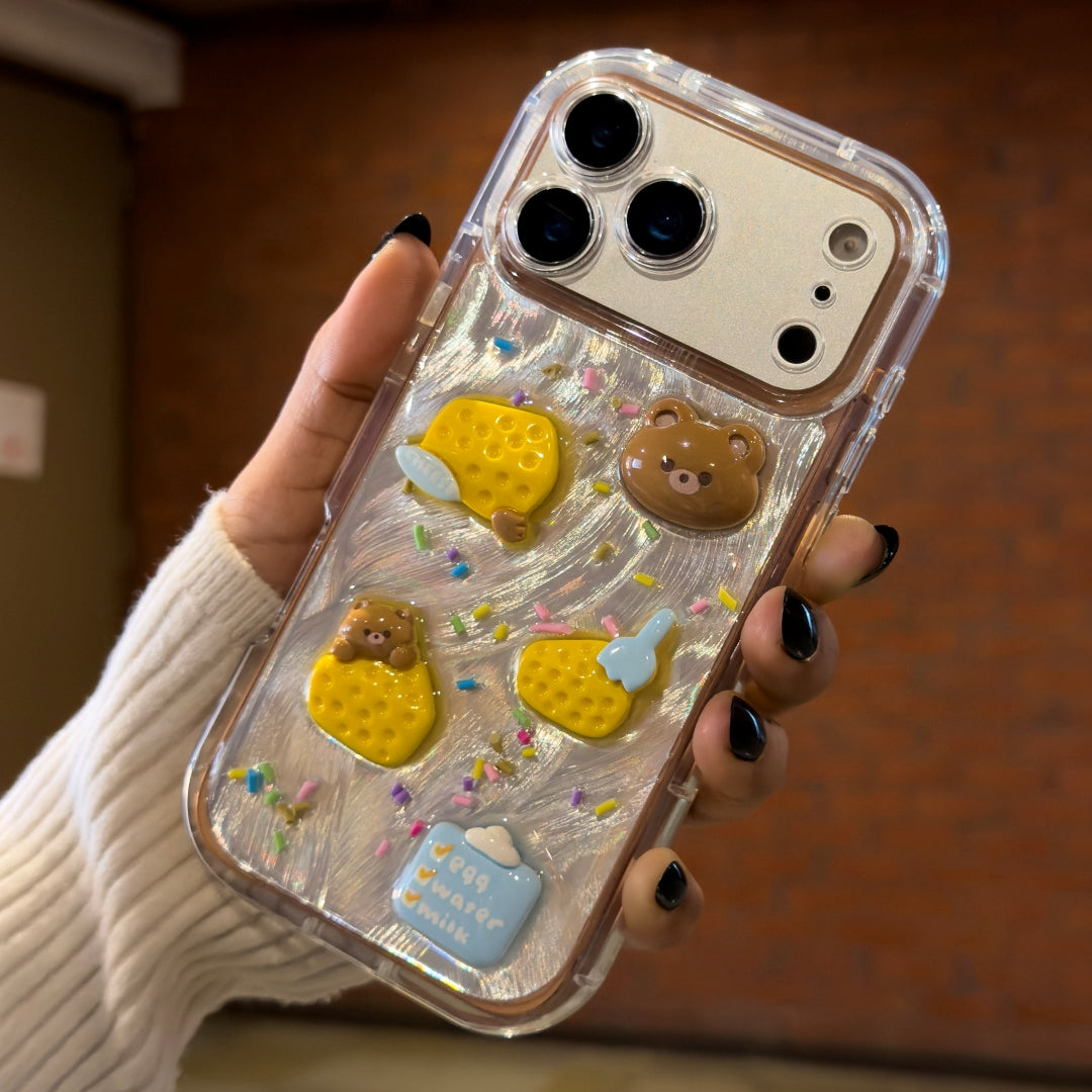 Teddy Treat Holographic Luxury Case