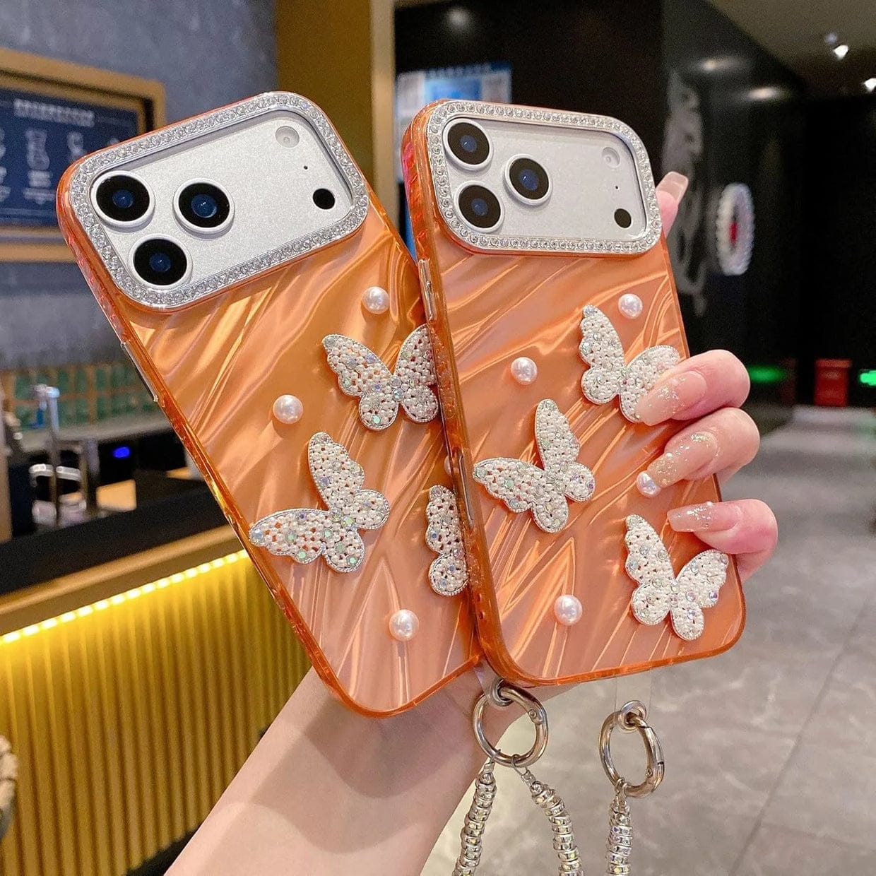 Pearl Butterfly Luxury Case